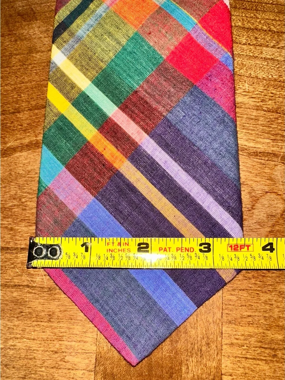 Polo by Ralph Lauren Multicolor Plaid Tie - Red, Blue, Green, Yellow